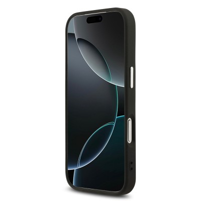 Apple iPhone 17 Pro Max Kılıf Karl Lagerfeld Orjinal Lisanslı M-safe Şarj Özellikli Metal Kamera ve Buton Tasarımlı Choupette PU Deri Kapak - 6