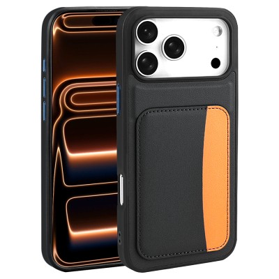 Apple iPhone 17 Pro Max Kılıf Kartlıklı Zore X-Kart Silikon Kapak - 10