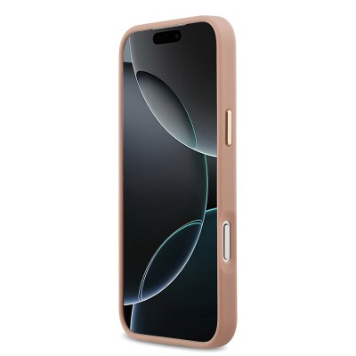 Apple iPhone 17 Pro Max Kılıf Lacoste Orjinal Lisanslı M-safe Şarj Özellikli Champs Elysees PU Deri Tasarımlı Kapak - 15