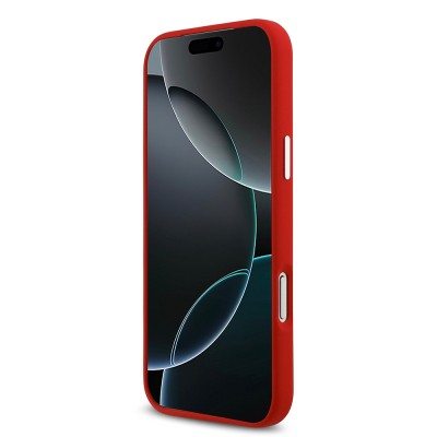 Apple iPhone 17 Pro Max Kılıf Lacoste Orjinal Lisanslı M-safe Şarj Özellikli İkonik Logolu Metal Kamera Çerçeveli Silikon Kapak - 30