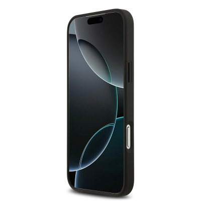 Apple iPhone 17 Pro Max Kılıf Lacoste Orjinal Lisanslı M-safe Şarj Özellikli PU Deri Tasarımlı Kartlıklı Karışık Monogram Desenli Kapak - 7