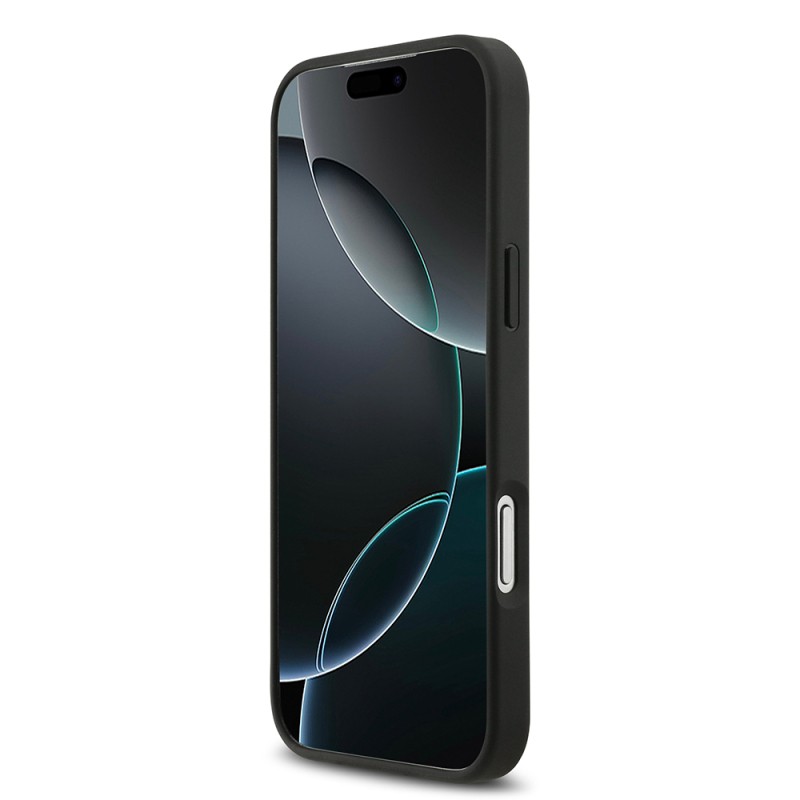 Apple iPhone 17 Pro Max Kılıf Lacoste Orjinal Lisanslı M-safe Şarj Özellikli PU Pike Desenli Metal Logolu Kapak - 5