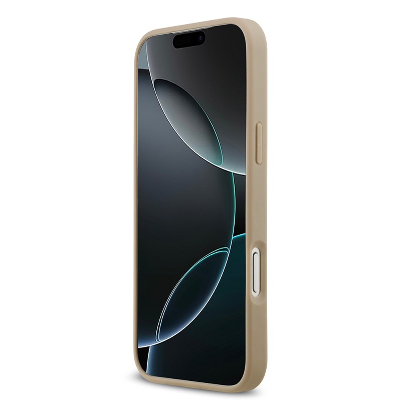 Apple iPhone 17 Pro Max Kılıf Lacoste Orjinal Lisanslı M-safe Şarj Özellikli PU Pike Desenli Metal Logolu Kartlıklı Kapak - 35