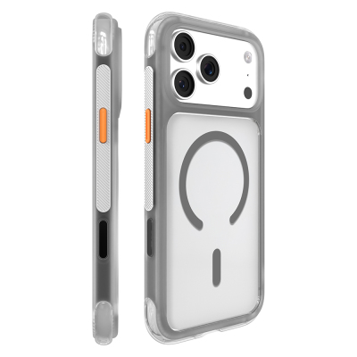 Apple iPhone 17 Pro Max Kılıf M-safe Şarj Özellikli Airbag Tasarımlı Mutural Air Shield Serisi Kapak - Mutural