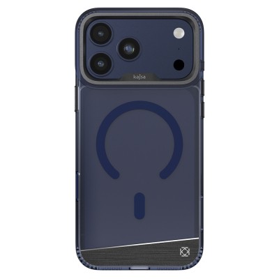 Apple iPhone 17 Pro Max Kılıf M-safe Şarj Özellikli Airbag Tasarımlı O-Ring Şeffaf Kajsa Alüminyum Trans Shield Serisi Kapak - 4