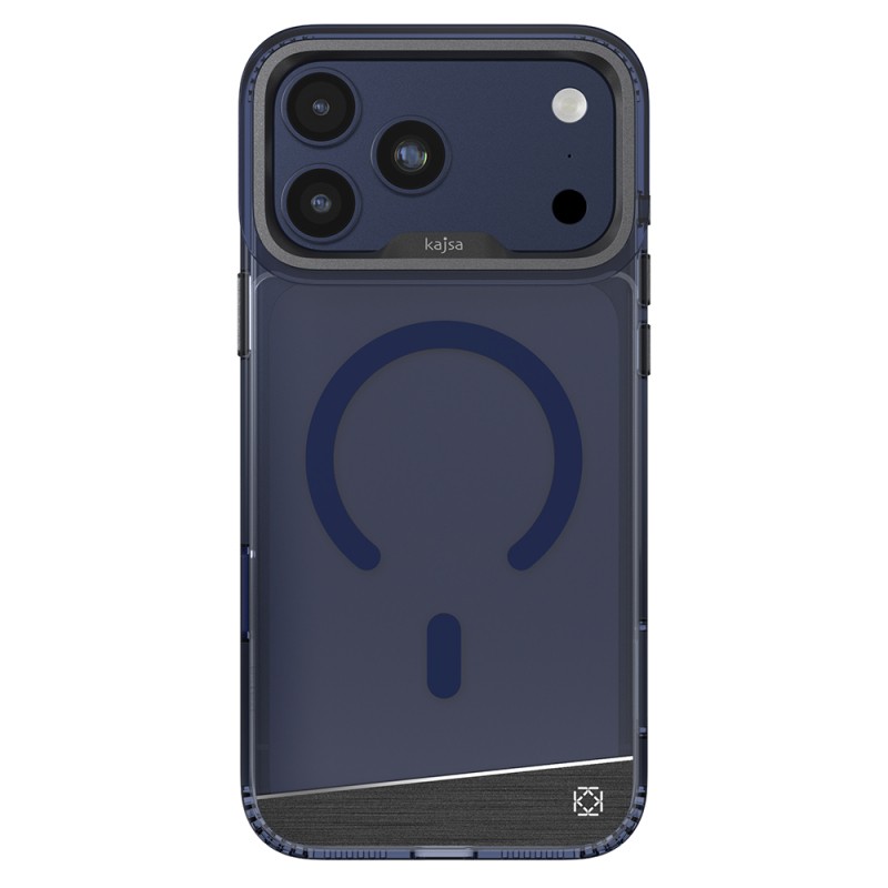 Apple iPhone 17 Pro Max Kılıf M-safe Şarj Özellikli Airbag Tasarımlı O-Ring Şeffaf Kajsa Alüminyum Trans Shield Serisi Kapak - 4