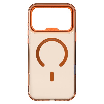 Apple iPhone 17 Pro Max Kılıf M-safe Şarj Özellikli Airbag Tasarımlı O-Ring Şeffaf Kajsa Trans Shield Serisi Kapak - 6