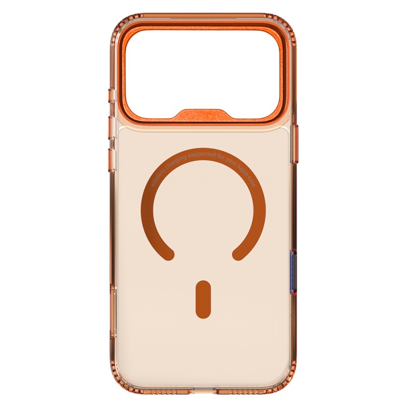 Apple iPhone 17 Pro Max Kılıf M-safe Şarj Özellikli Airbag Tasarımlı O-Ring Şeffaf Kajsa Trans Shield Serisi Kapak - 6