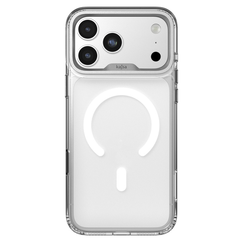 Apple iPhone 17 Pro Max Kılıf M-safe Şarj Özellikli Airbag Tasarımlı O-Ring Şeffaf Kajsa Trans Shield Serisi Kapak - 2