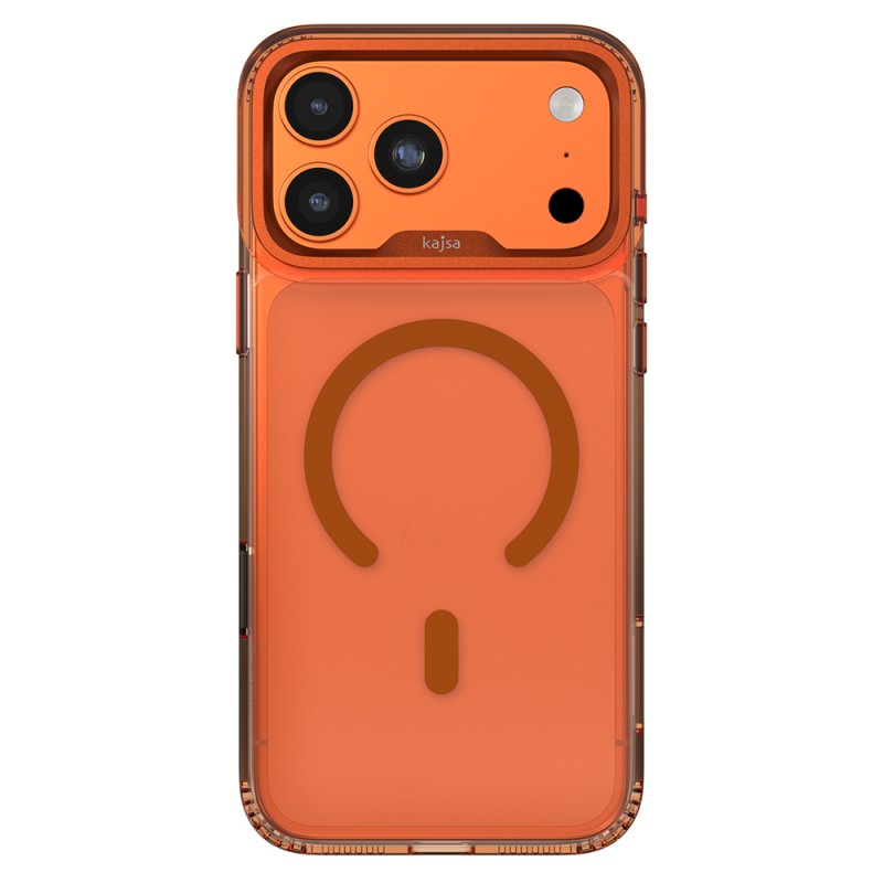 Apple iPhone 17 Pro Max Kılıf M-safe Şarj Özellikli Airbag Tasarımlı O-Ring Şeffaf Kajsa Trans Shield Serisi Kapak - 4