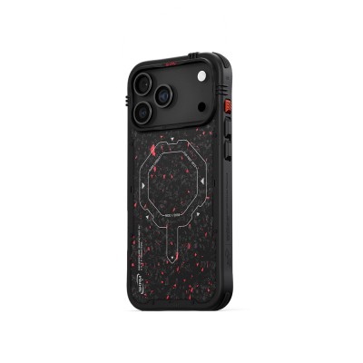 Apple iPhone 17 Pro Max Kılıf M-safe Şarj Özellikli Airbag Tasarımlı Skinarma Vektor Kapak - 6