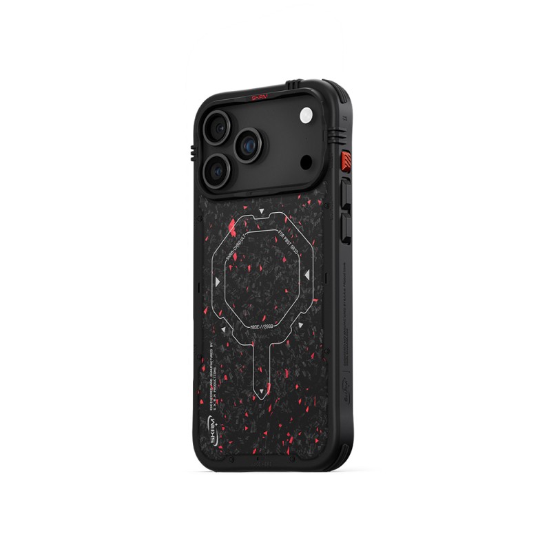 Apple iPhone 17 Pro Max Kılıf M-safe Şarj Özellikli Airbag Tasarımlı Skinarma Vektor Kapak - 6