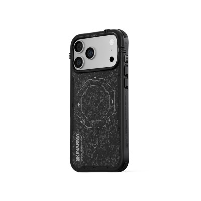 Apple iPhone 17 Pro Max Kılıf M-safe Şarj Özellikli Airbag Tasarımlı Skinarma Vektor Kapak - 9