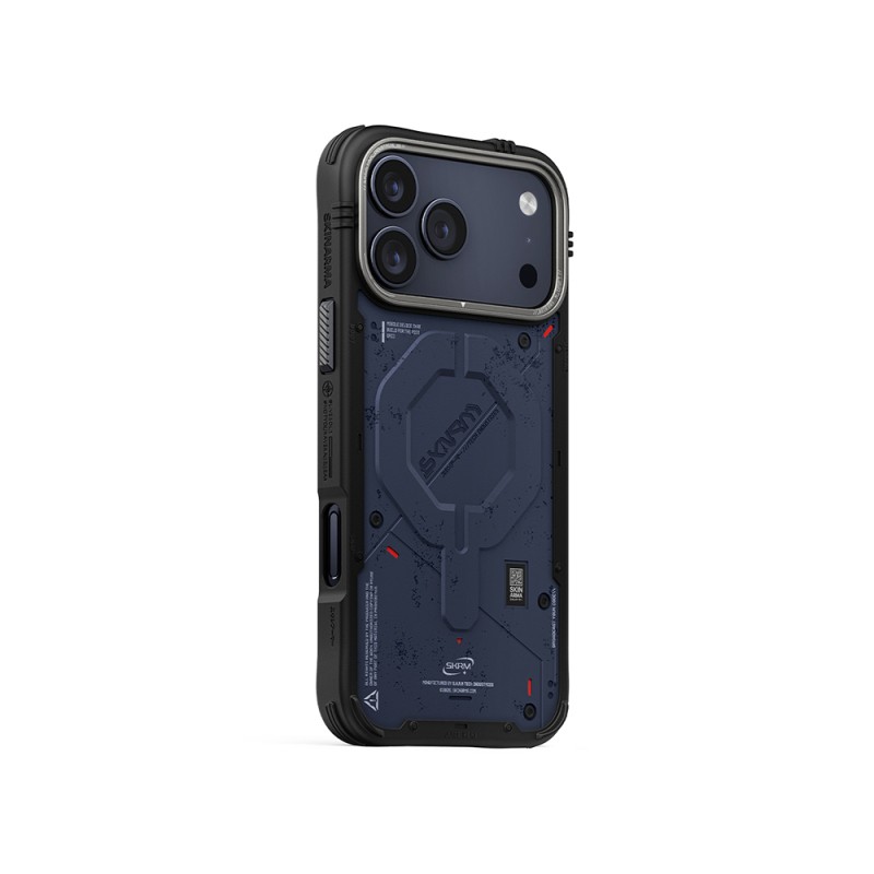 Apple iPhone 17 Pro Max Kılıf M-Safe Şarj Özellikli Airbag Tasarımlı Skinarma Vigor Kapak - 18