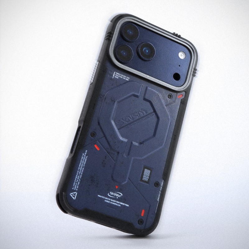 Apple iPhone 17 Pro Max Kılıf M-Safe Şarj Özellikli Airbag Tasarımlı Skinarma Vigor Kapak - 21
