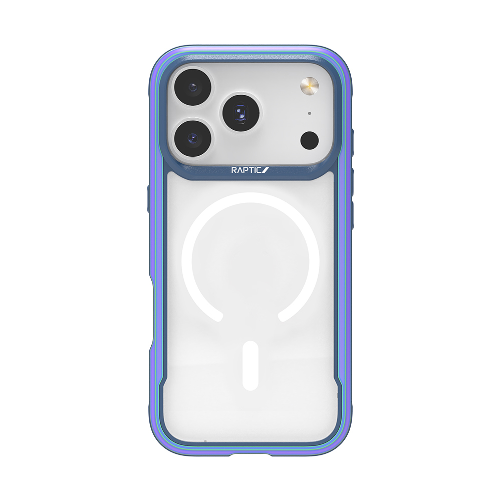 Apple iPhone 17 Pro Max Kılıf M-safe Şarj Özellikli Airbagli Raptic Shield Serisi Şeffaf Arka Yüzey Kapak - Colorful