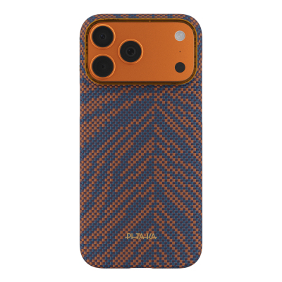 Apple iPhone 17 Pro Max Kılıf M-safe Şarj Özellikli Aramid Fiber Pitaka Breath of Veins Serisi Kapak - Pitaka