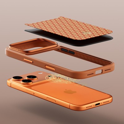 Apple iPhone 17 Pro Max Kılıf M-Safe Şarj Özellikli Benks ArmorPro ArmorGrid Serisi Kevlar Karbon Kapak - 17