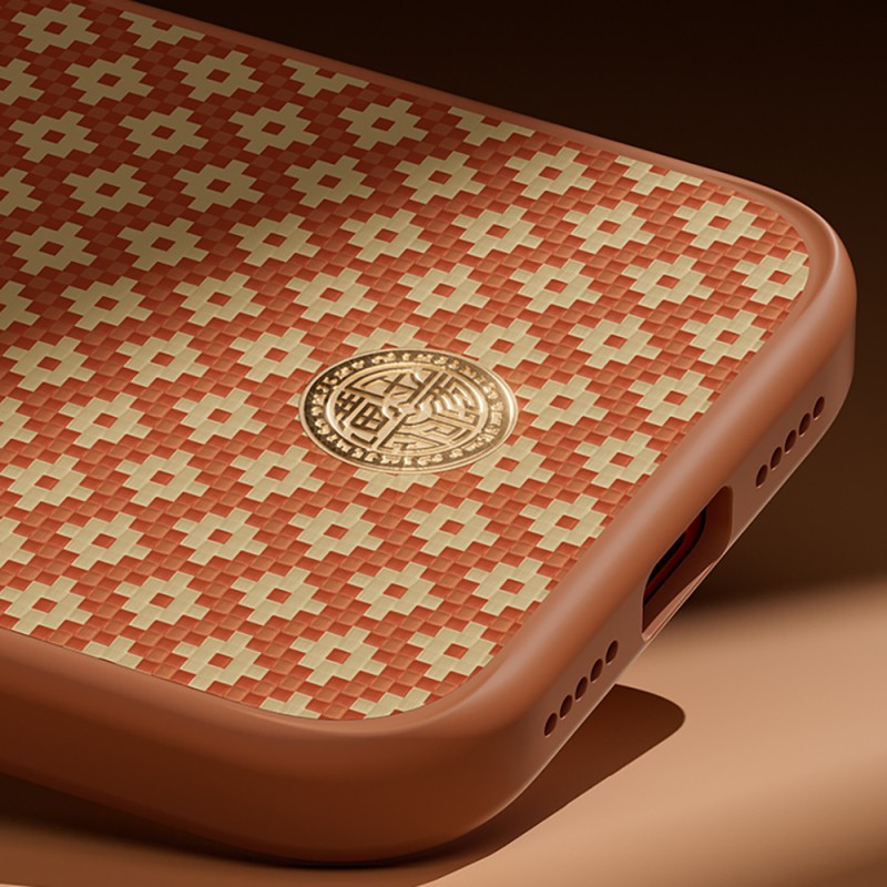 Apple iPhone 17 Pro Max Kılıf M-Safe Şarj Özellikli Benks ArmorPro ArmorGrid Serisi Kevlar Karbon Kapak - 14