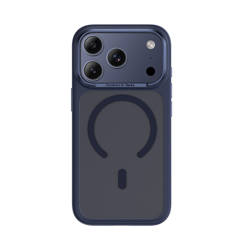 Apple iPhone 17 Pro Max Kılıf M-Safe Şarj Özellikli Benks Mist C-Magnet Kapak - 3