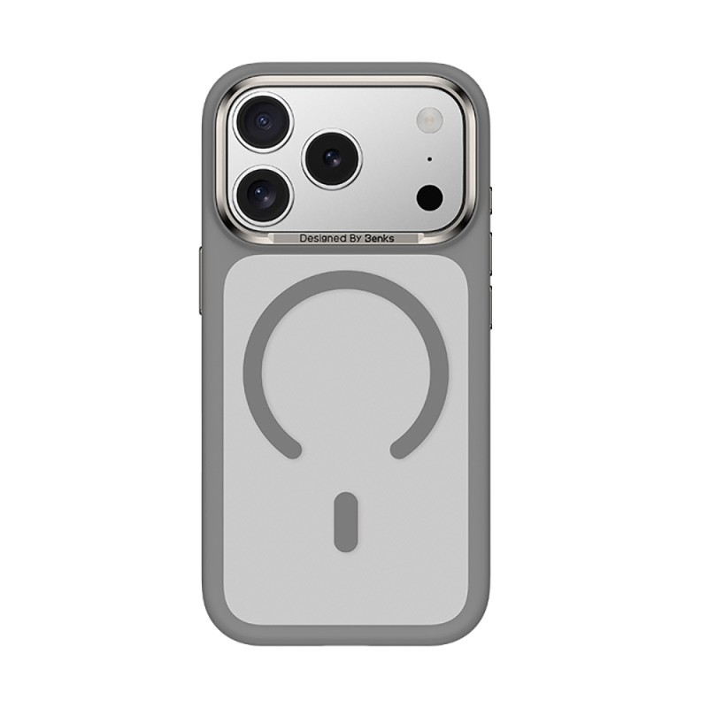 Apple iPhone 17 Pro Max Kılıf M-Safe Şarj Özellikli Benks Mist C-Magnet Kapak - 4