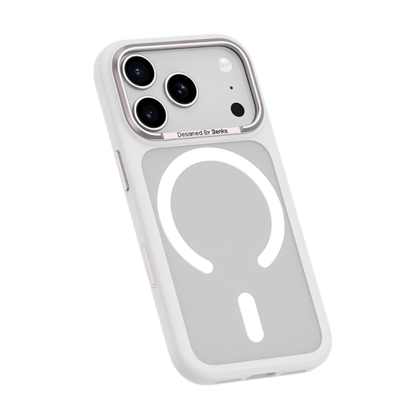 Apple iPhone 17 Pro Max Kılıf M-Safe Şarj Özellikli Benks Mist C-Magnet Kapak - 18