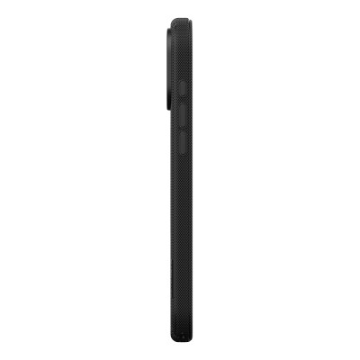 Apple iPhone 17 Pro Max Kılıf M-Safe Şarj Özellikli Çizgi Desenli Kumaş Dokulu Zore Paris Lorin Kapak - 14