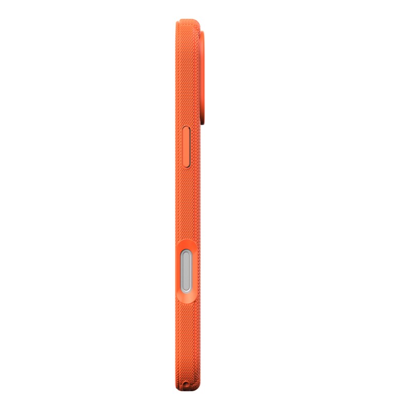 Apple iPhone 17 Pro Max Kılıf M-Safe Şarj Özellikli Çizgi Desenli Kumaş Dokulu Zore Paris Lorin Kapak - 23