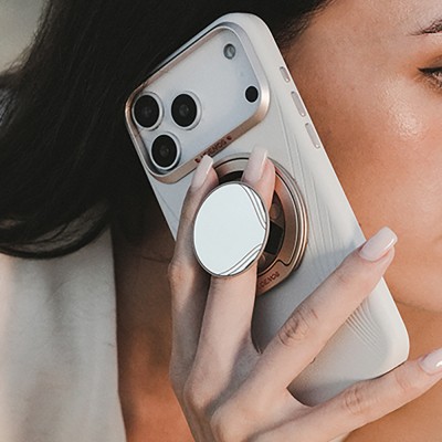 Apple iPhone 17 Pro Max Kılıf M-Safe Şarj Özellikli Çizgili Udemos Freedom Serisi Kapak - 10