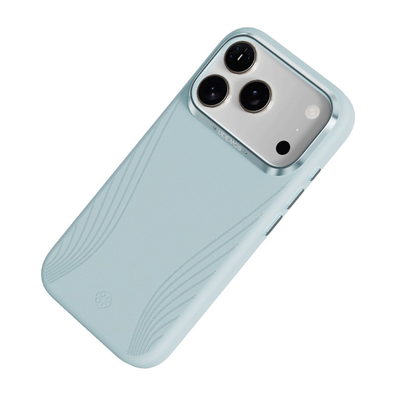 Apple iPhone 17 Pro Max Kılıf M-Safe Şarj Özellikli Çizgili Udemos Freedom Serisi Kapak - 19