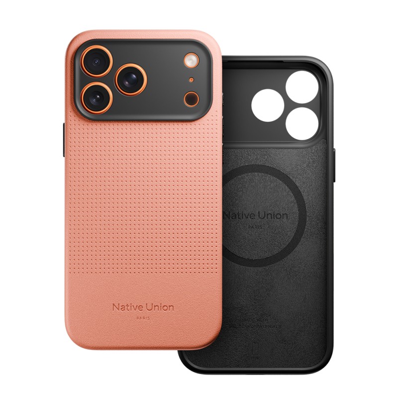 Apple iPhone 17 Pro Max Kılıf M-safe Şarj Özellikli Deri Dokulu Native Union 2025 Active Serisi Kapak - 6