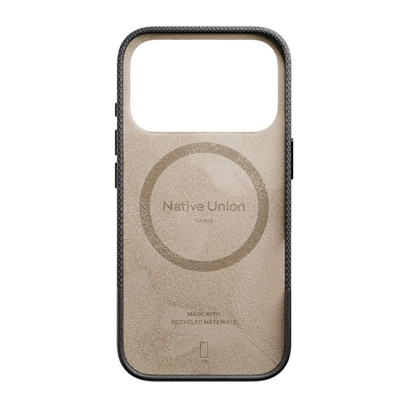 Apple iPhone 17 Pro Max Kılıf M-safe Şarj Özellikli Deri Dokulu Native Union RE Classic Serisi Kapak - 10