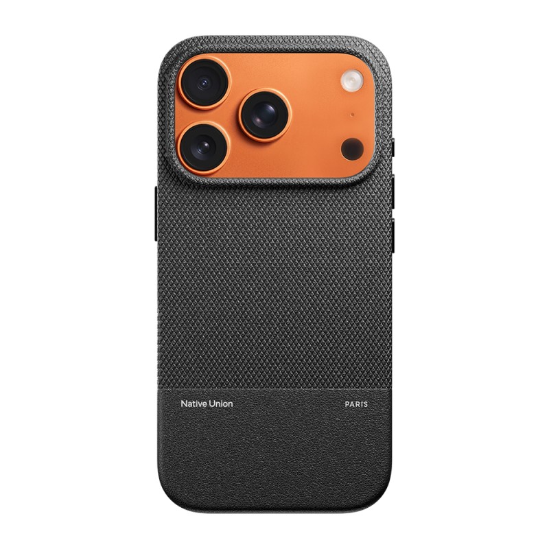 Apple iPhone 17 Pro Max Kılıf M-safe Şarj Özellikli Deri Dokulu Native Union RE Classic Serisi Kapak - 6
