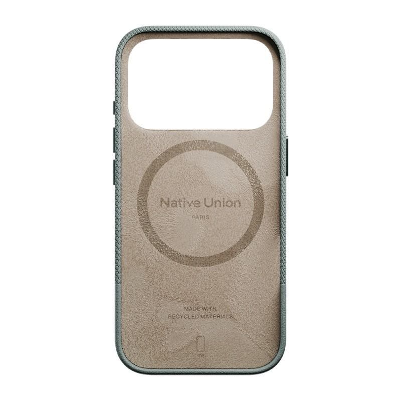 Apple iPhone 17 Pro Max Kılıf M-safe Şarj Özellikli Deri Dokulu Native Union RE Classic Serisi Kapak - 16