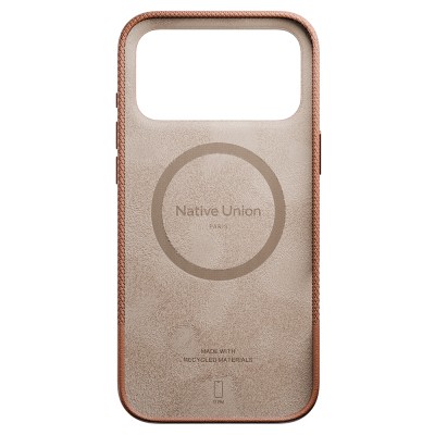 Apple iPhone 17 Pro Max Kılıf M-safe Şarj Özellikli Deri Dokulu Native Union RE Classic Serisi Kapak - 21