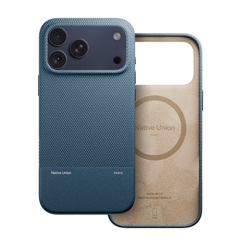 Apple iPhone 17 Pro Max Kılıf M-safe Şarj Özellikli Deri Dokulu Native Union RE Classic Serisi Kapak - 29