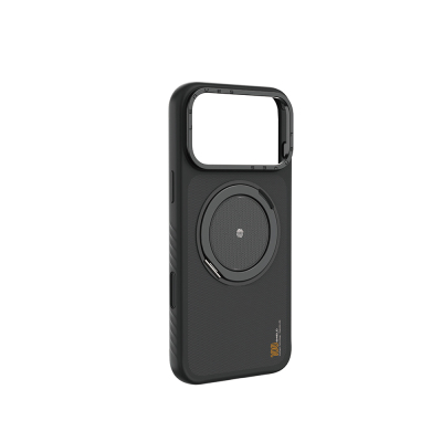 Apple iPhone 17 Pro Max Kılıf M-safe Şarj Özellikli Metal Standlı Lenyes CK225 Kapak - Lenyes