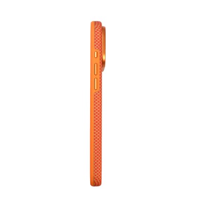 Apple iPhone 17 Pro Max Kılıf M-safe Şarj Özellikli Mohseven 1500D Aramid Fiber Kapak - 4