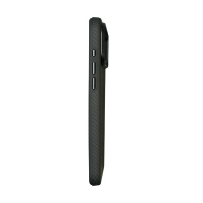 Apple iPhone 17 Pro Max Kılıf M-safe Şarj Özellikli Mohseven 600D Aramid Fiber Kapak - 4