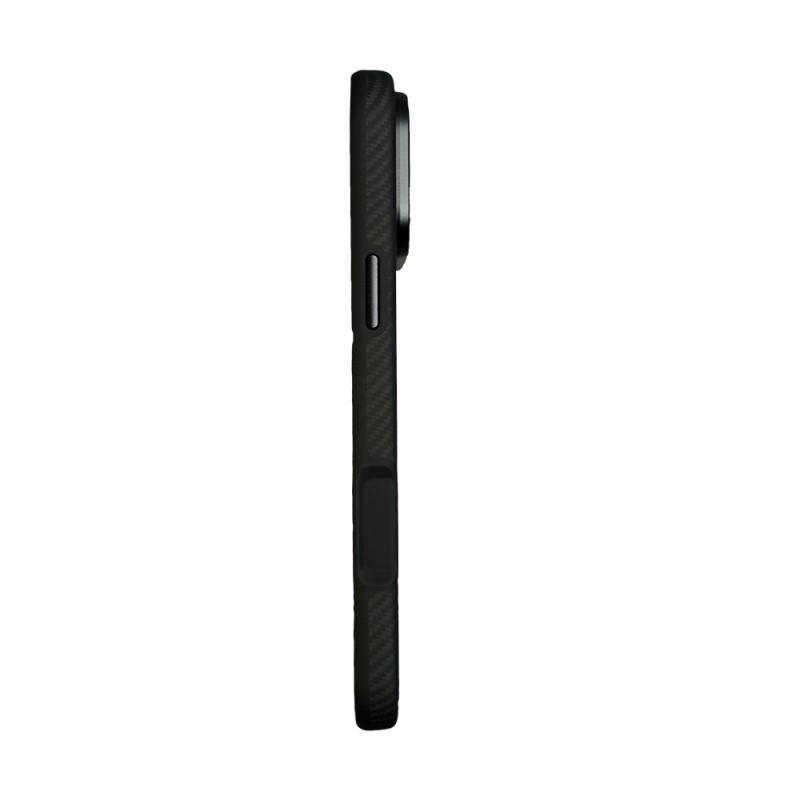 Apple iPhone 17 Pro Max Kılıf M-safe Şarj Özellikli Mohseven 600D Aramid Fiber Kapak - 5