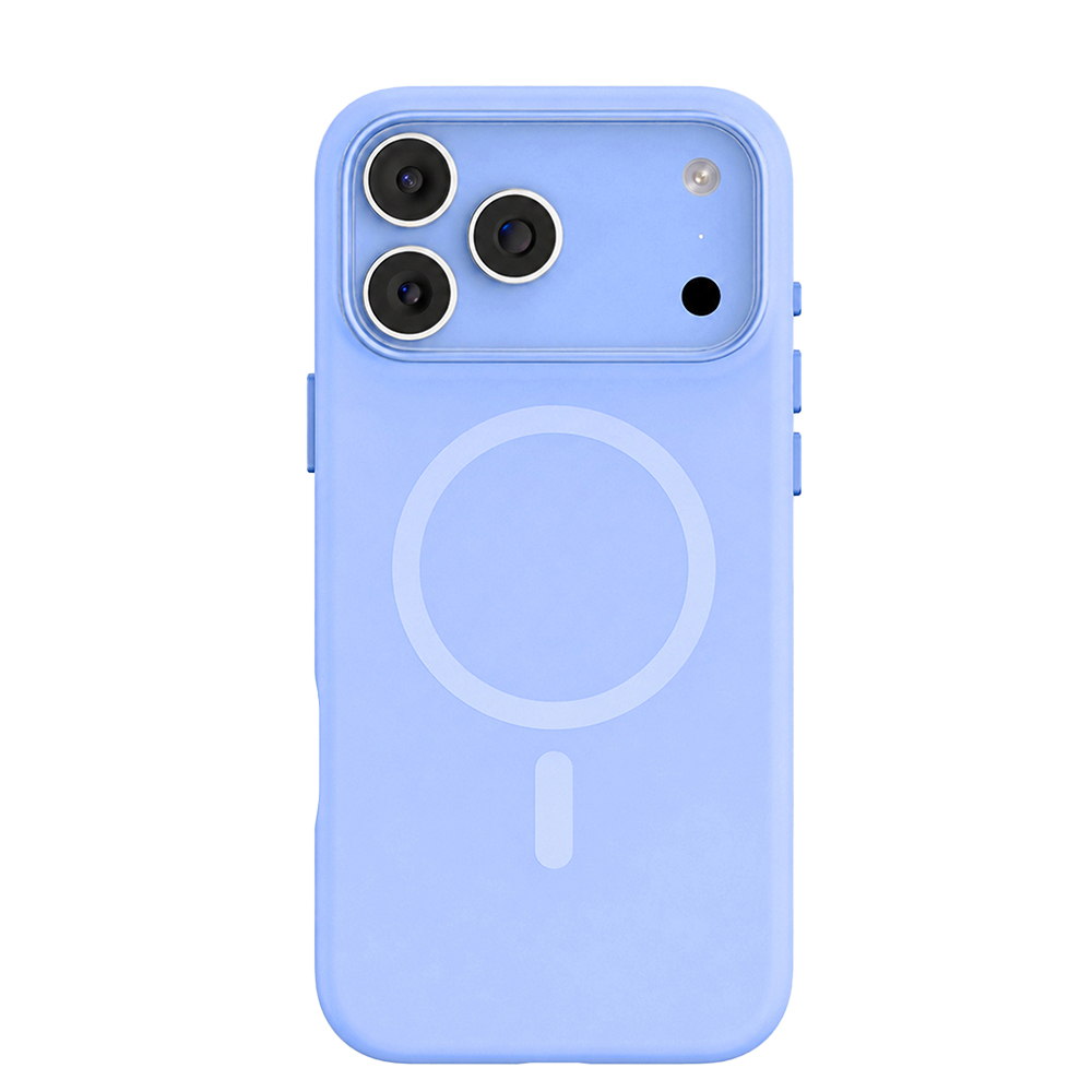 Apple iPhone 17 Pro Max Kılıf M-safe Şarj Özellikli Mutural Pure Serisi Kapak - Açık Mavi
