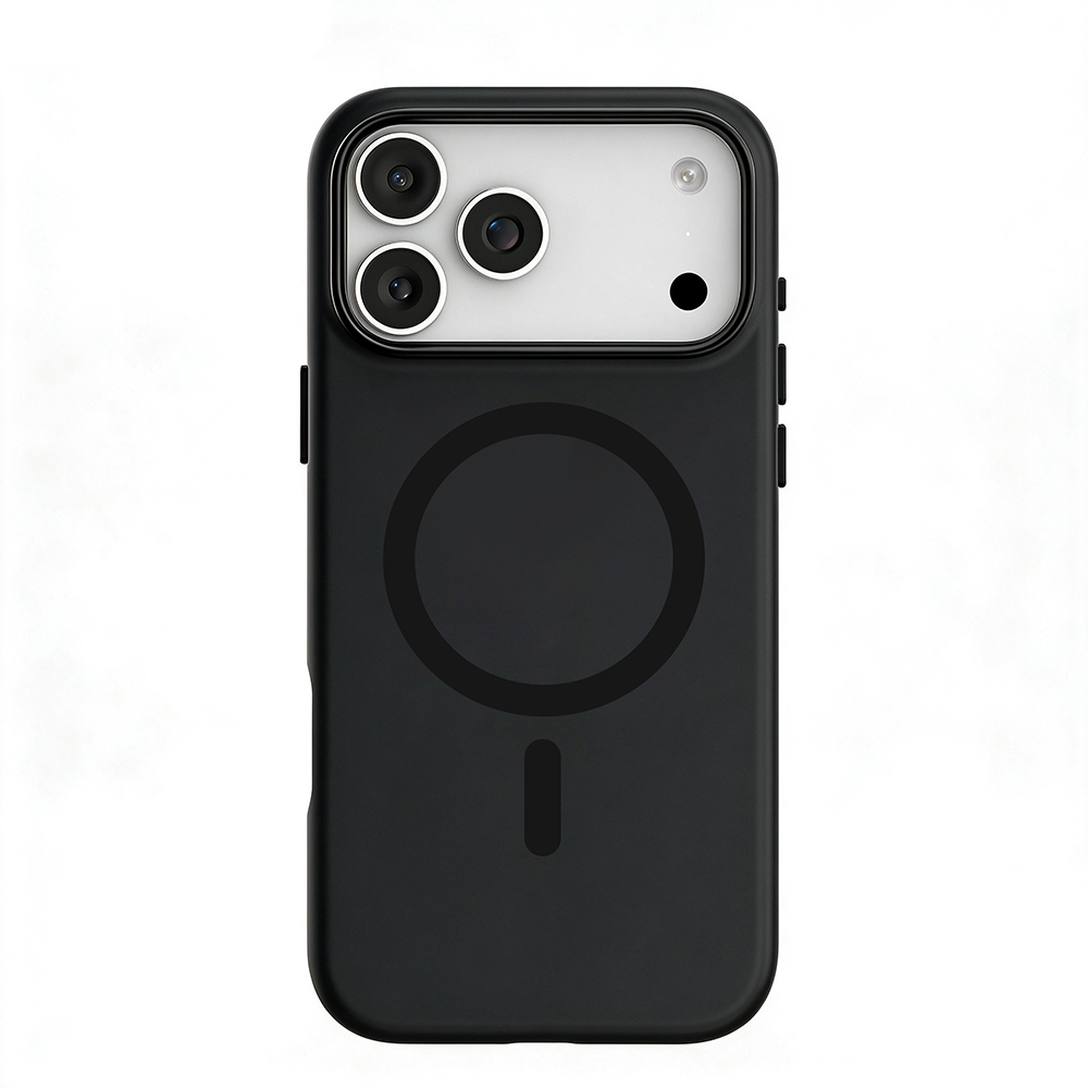 Apple iPhone 17 Pro Max Kılıf M-safe Şarj Özellikli Mutural Pure Serisi Kapak - Siyah