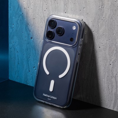 Apple iPhone 17 Pro Max Kılıf M-safe Şarj Özellikli Native Union RE Clear Serisi Kapak - 8