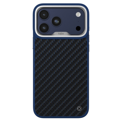 Apple iPhone 17 Pro Max Kılıf M-safe Şarj Özellikli O-Ring Kajsa Carbon Fiber Serisi Kapak - Kajsa