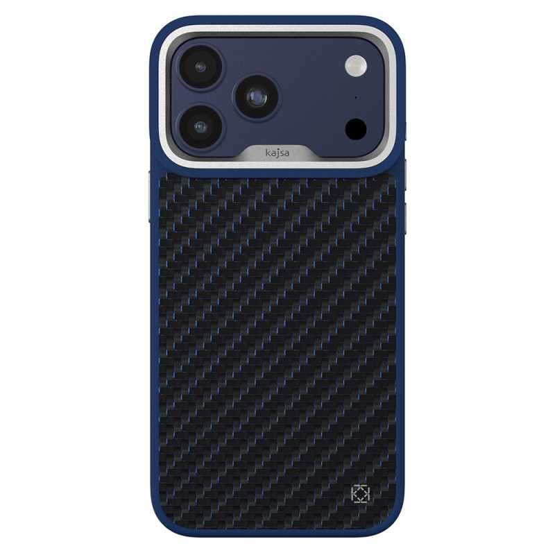 Apple iPhone 17 Pro Max Kılıf M-safe Şarj Özellikli O-Ring Kajsa Carbon Fiber Serisi Kapak - 1