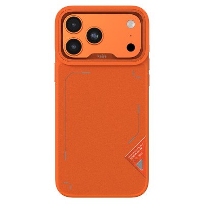 Apple iPhone 17 Pro Max Kılıf M-safe Şarj Özellikli O-Ring Metal Kamera Çerçeveli Kajsa Matrix Collection Kapak - 4