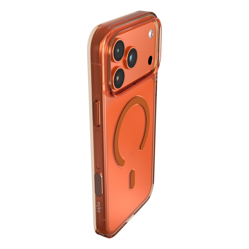 Apple iPhone 17 Pro Max Kılıf M-safe Şarj Özellikli O-Ring Şeffaf Kajsa Trans Shield Serisi Kapak - 14