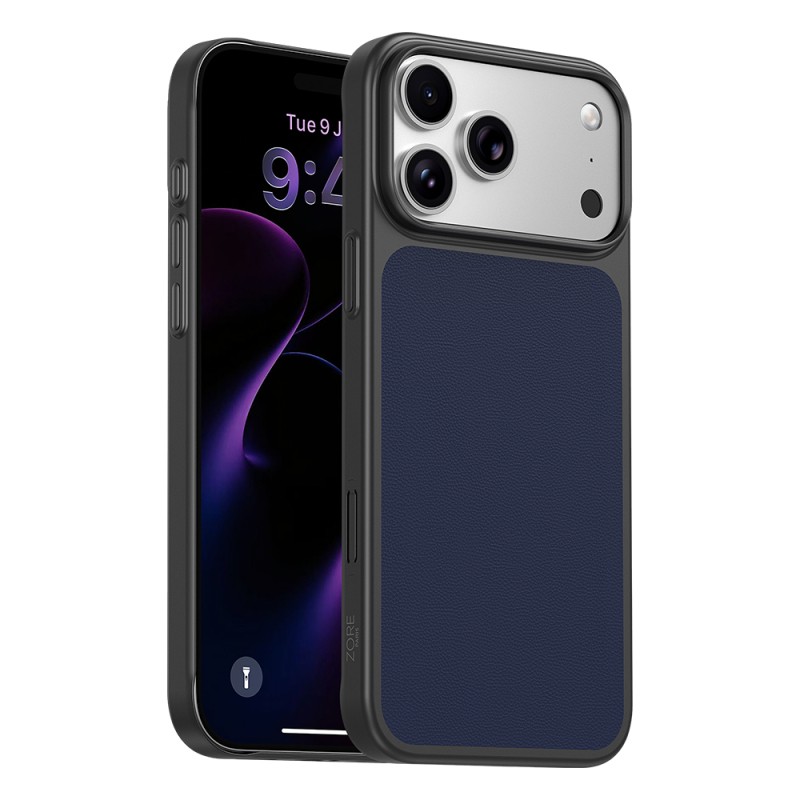 Apple iPhone 17 Pro Max Kılıf M-Safe Şarj Özellikli PU Zore Paris Trexo Sert PC Kapak - 2