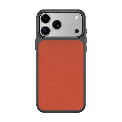 Apple iPhone 17 Pro Max Kılıf M-Safe Şarj Özellikli PU Zore Paris Trexo Sert PC Kapak - 39
