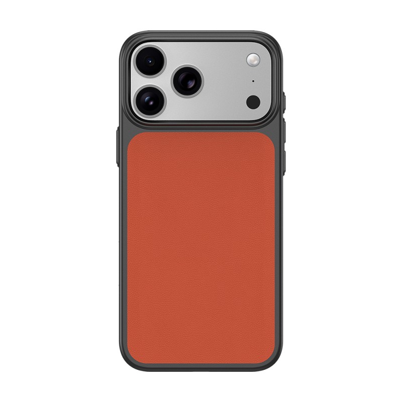 Apple iPhone 17 Pro Max Kılıf M-Safe Şarj Özellikli PU Zore Paris Trexo Sert PC Kapak - 39